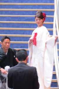 Getting photographed