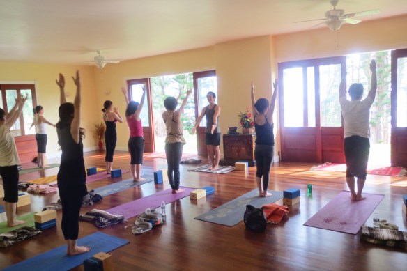 Morning practice with David